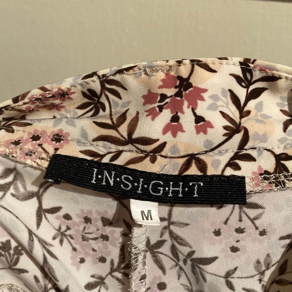 Pink Floral Insight Slacks - Picture 3 of 3